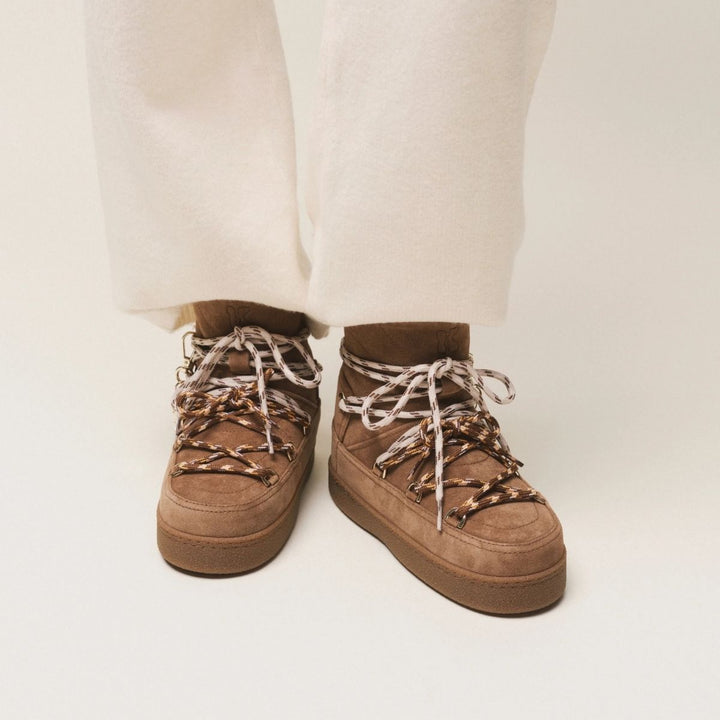 Inuikii Quilted Suede Brown W