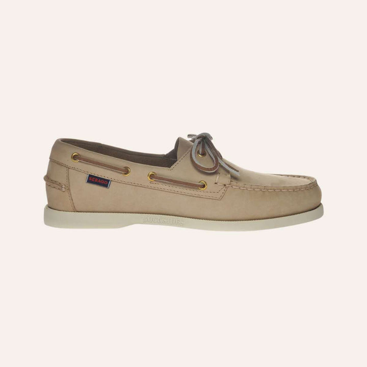 Sebago Docksides Portland Nubuck Beige Caramel W