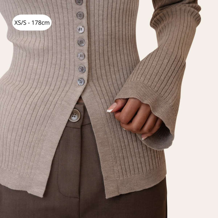 BYIC ElmaIC Cardigan Light Brown