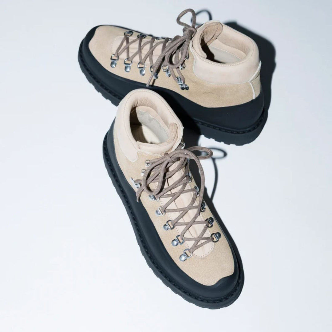 Diemme Roccia Vet Gomma Sand Sesame Structured Nubuck M