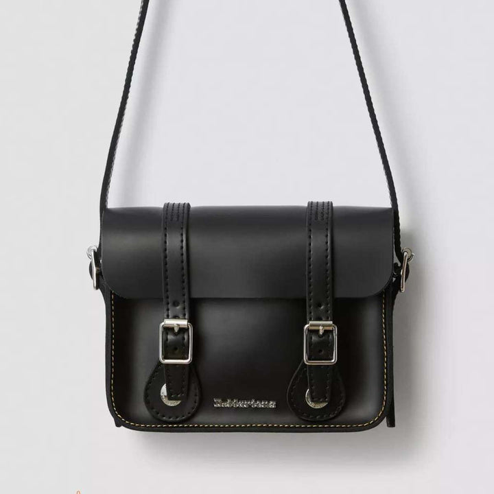 Dr Martens 7'' Leather Satchel Black