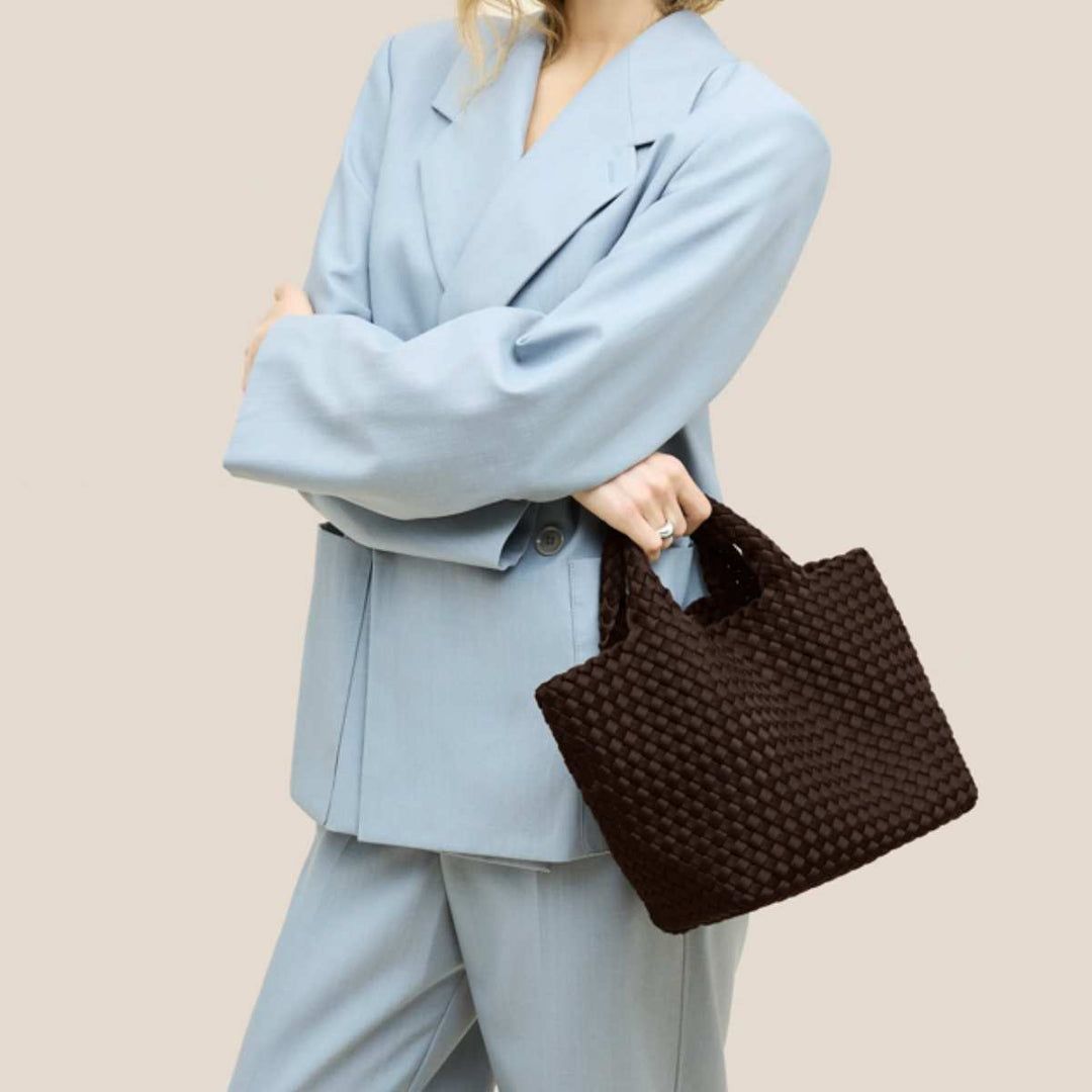 Naghedi St Barths Small Tote Chocolate