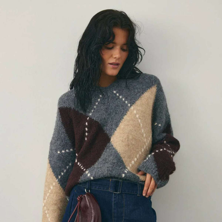 Noella Lai Knit Medium Grey Mel