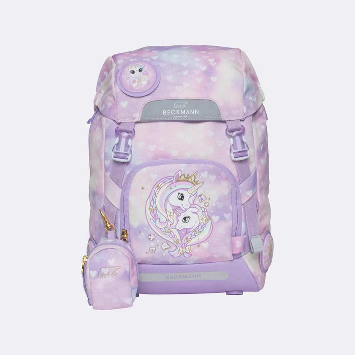 Beckmann Skolesekk Classic 22L Unicorn Princess Purple