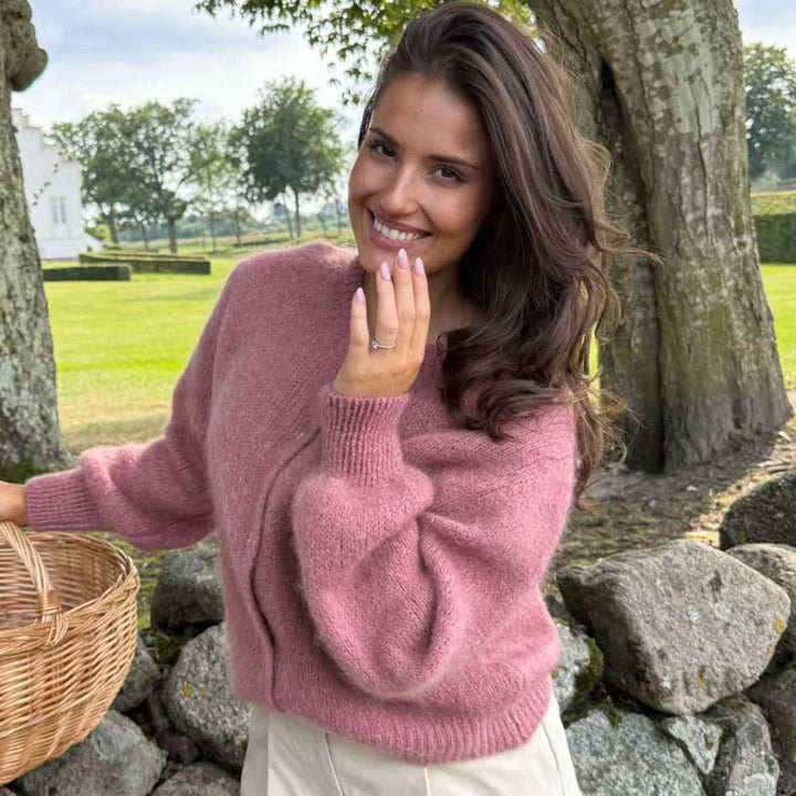 BYIC Idaic Cardigan Dusty Pink