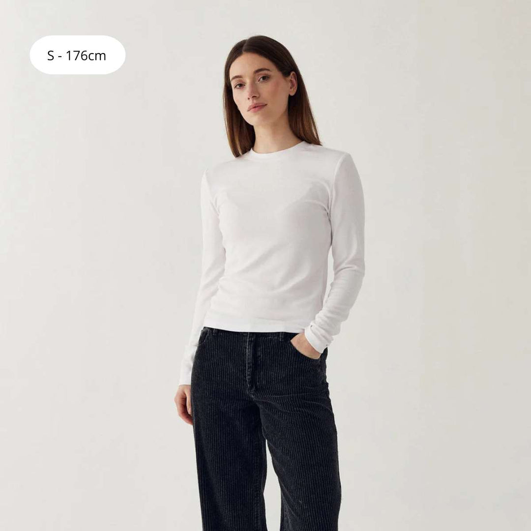 Noella Lidie LS Top White
