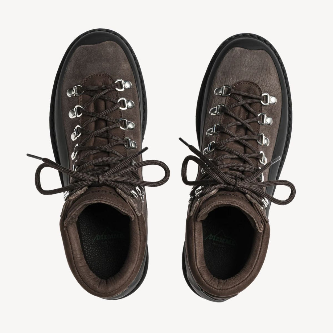 Diemme Roccia Vet Gomma Coffee Dark Fallow Structured Nubuck M