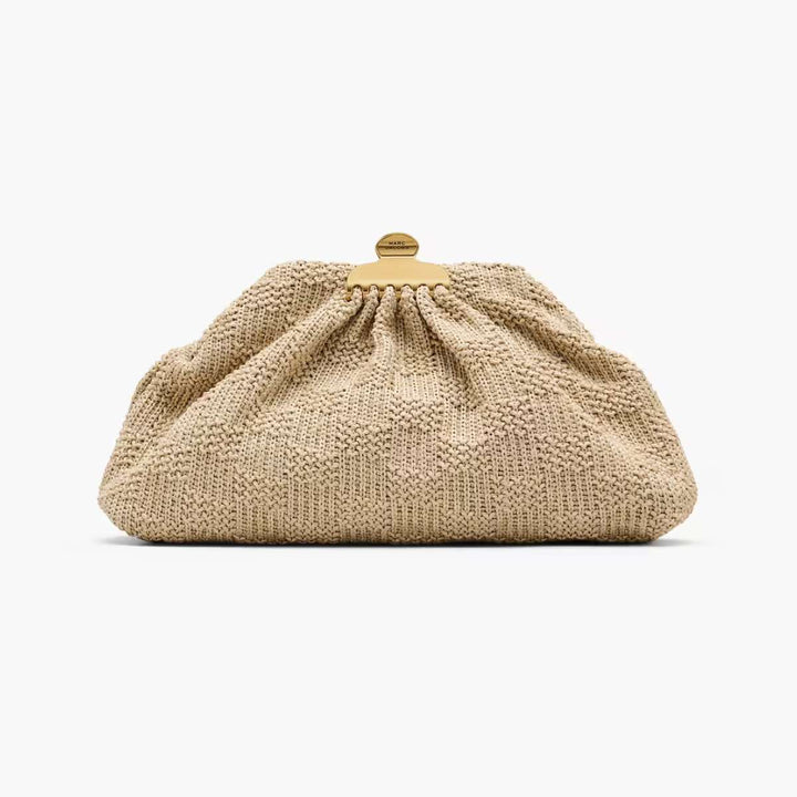 Marc Jacobs The Claw Clip Clutch Medium Natural