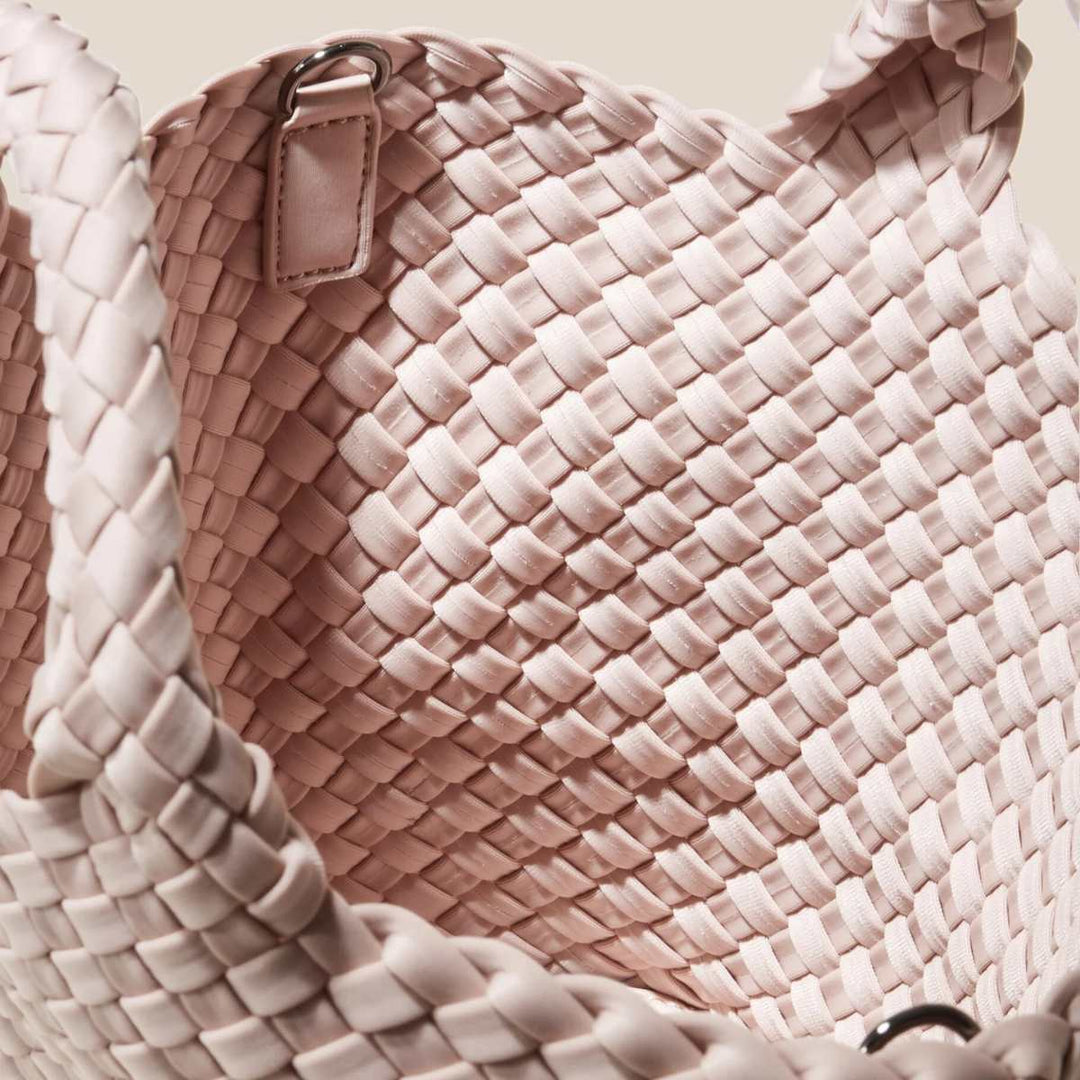 Naghedi St Barths Small Tote Shell Pink