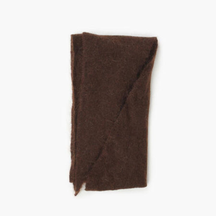 Nohr Gabriella Mohair Scarf Triangle Dk Brown