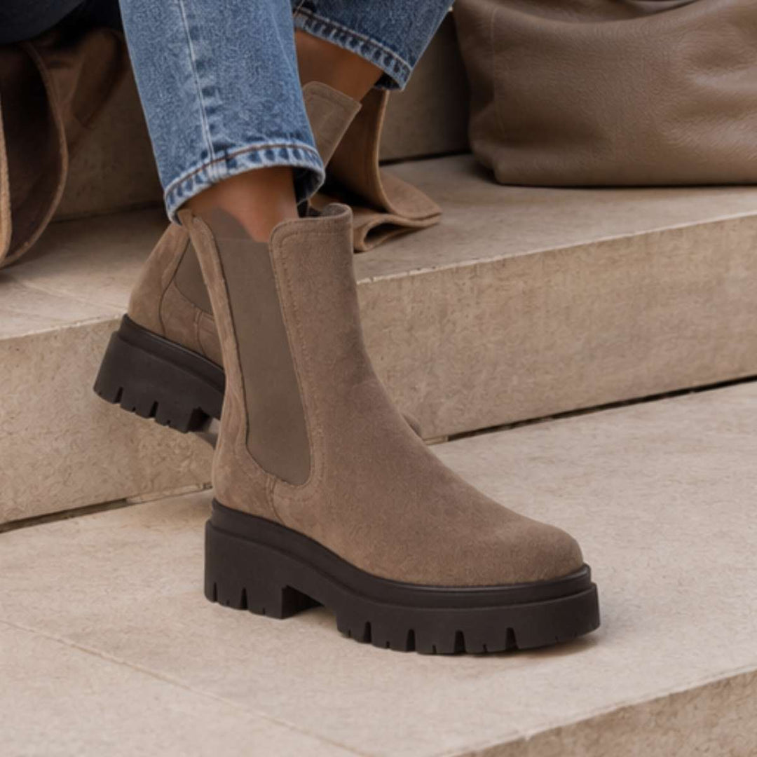 Tamaris Boot Taupe Suede W