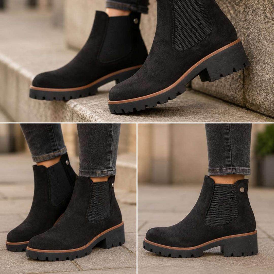 Rieker Støvlett Fleece Black W