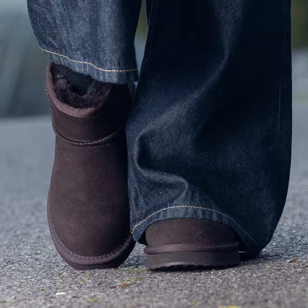 Roberto Rosso Nadigo Sheepskin Mid Dark Brown