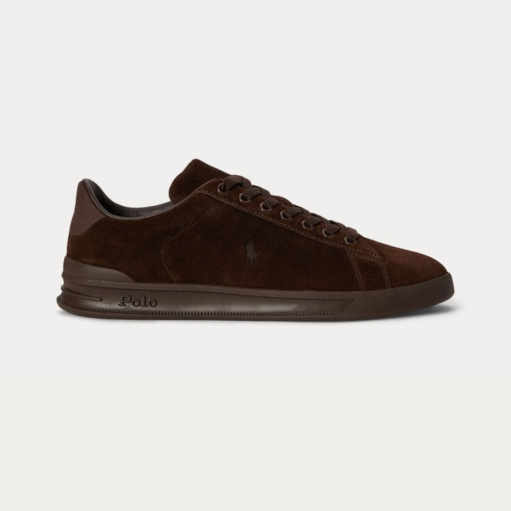 Ralph Lauren Heritage Court II Suede Dark Chocolate M