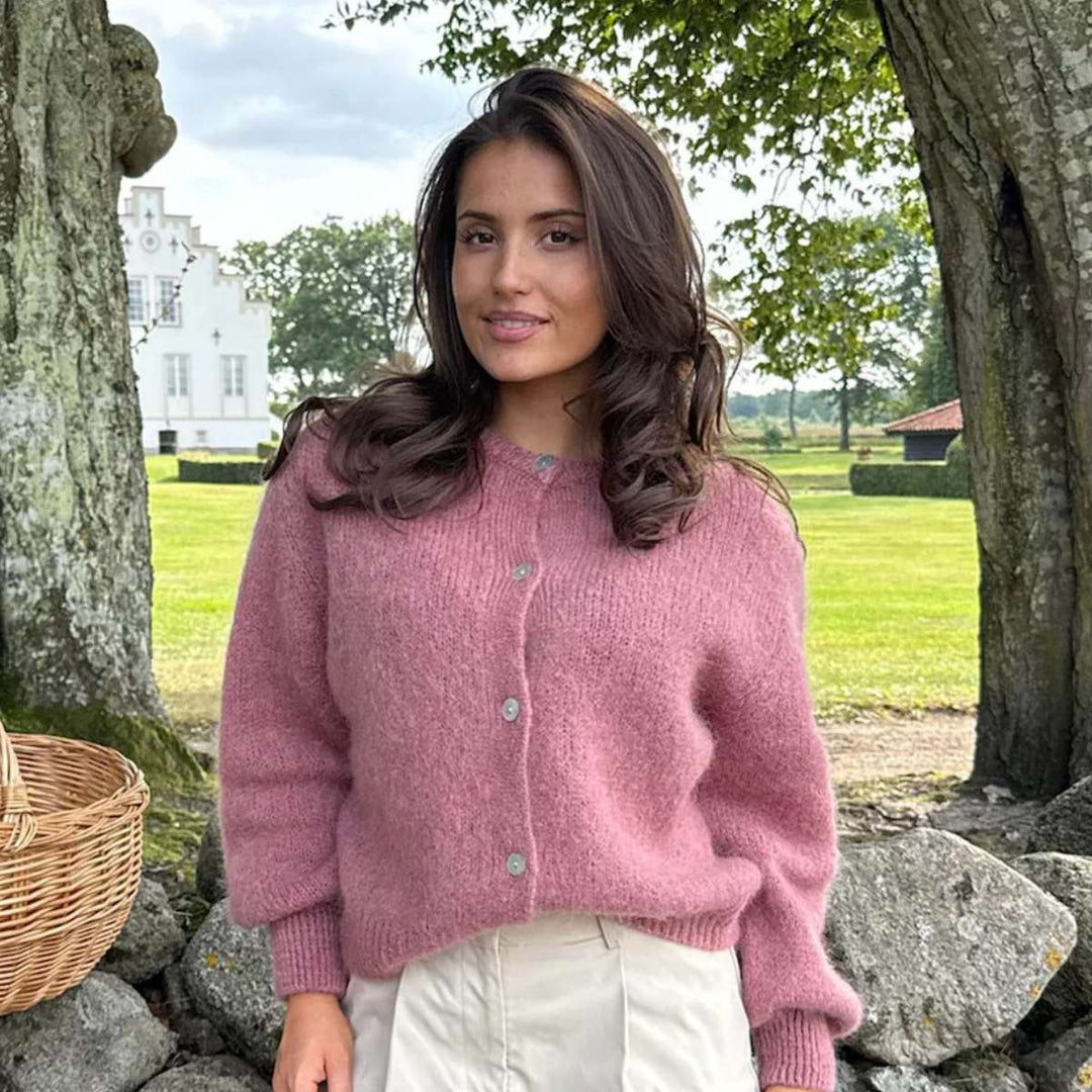 BYIC Idaic Cardigan Dusty Pink