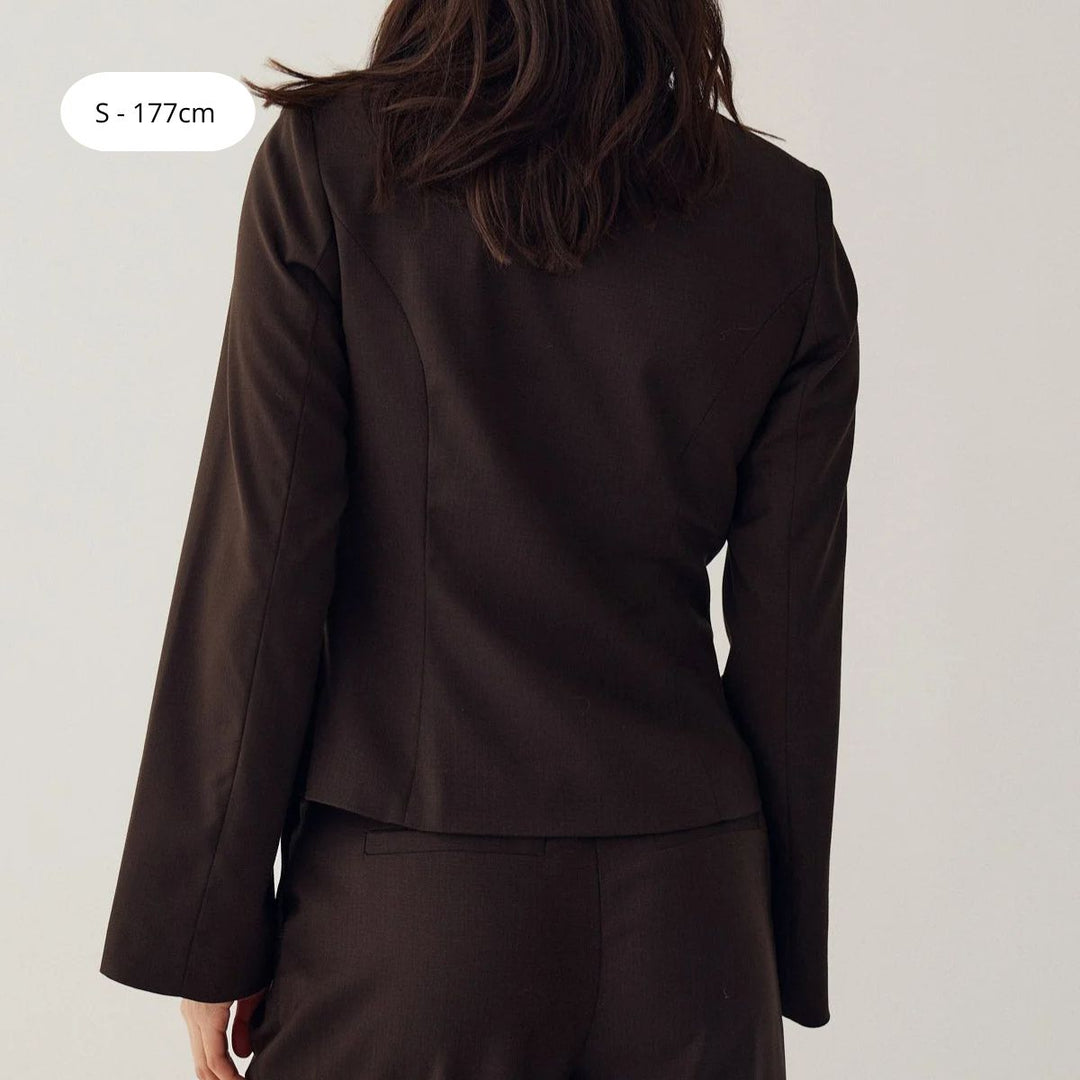 Noella Kasaundra LS Blazer Chocolate