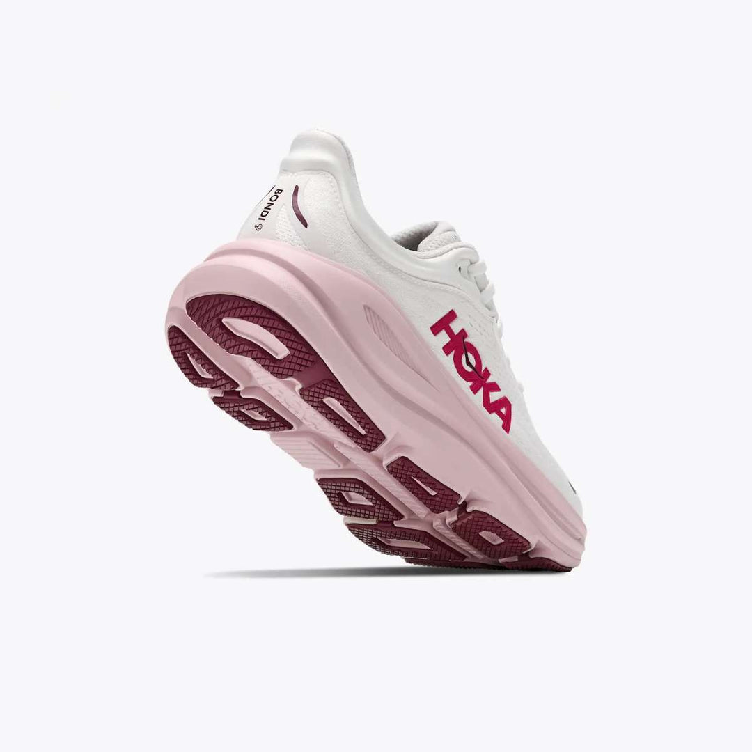 HOKA Bondi 9 White / Pink Opal W
