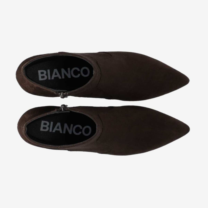 Bianco Biadevived Ankle Boot Suede Dark Brown W