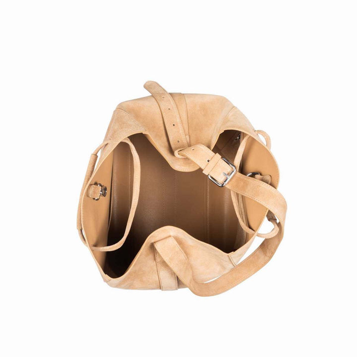 Jim Rickey Sac Large Suede Wet Sand