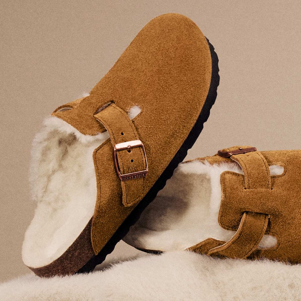 Birkenstock Tøfler Smal Boston Mink W – Tønnesen 1937
