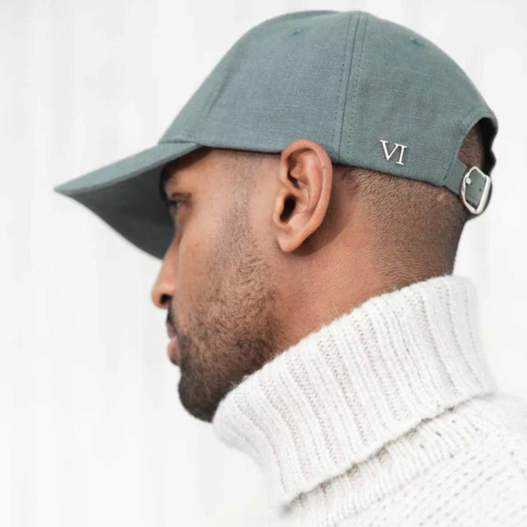 Don Sixs Linen Caps Positano Green