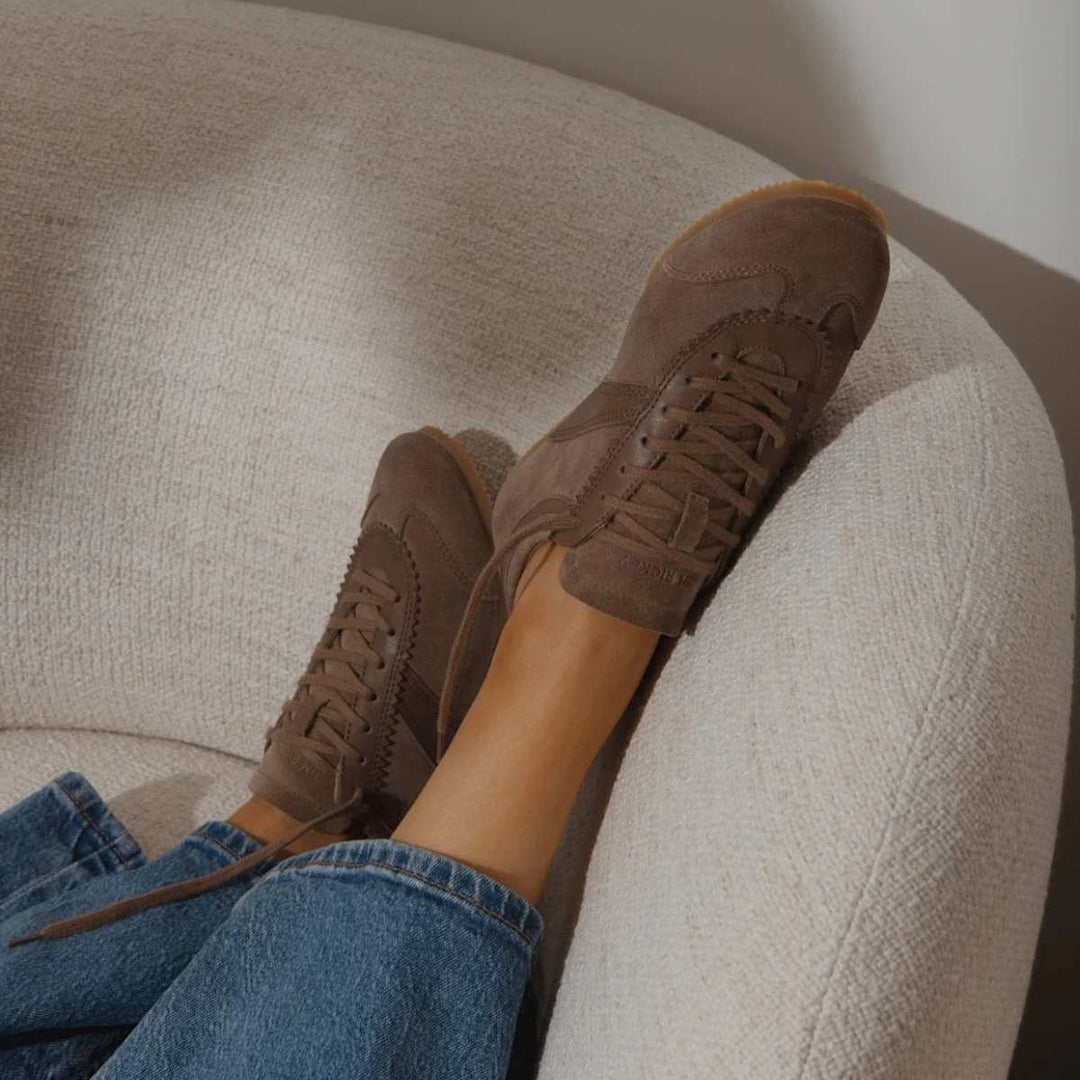 Jim Rickey Ghost Suede Leather Taupe W