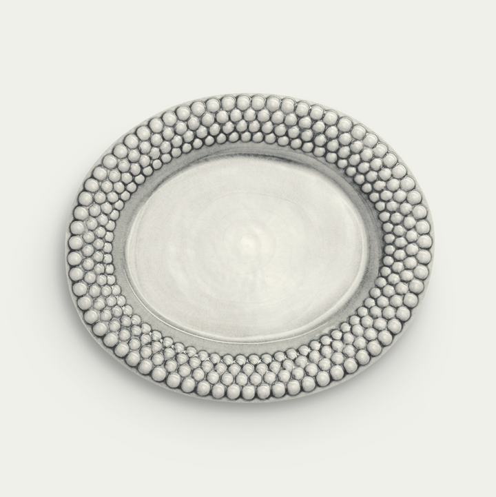Mateus Bubbles Plate Grey 35x30cm
