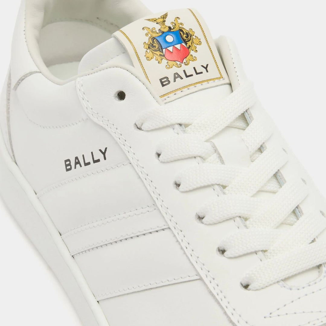 Bally Retro Crest Sneaker White Leather M