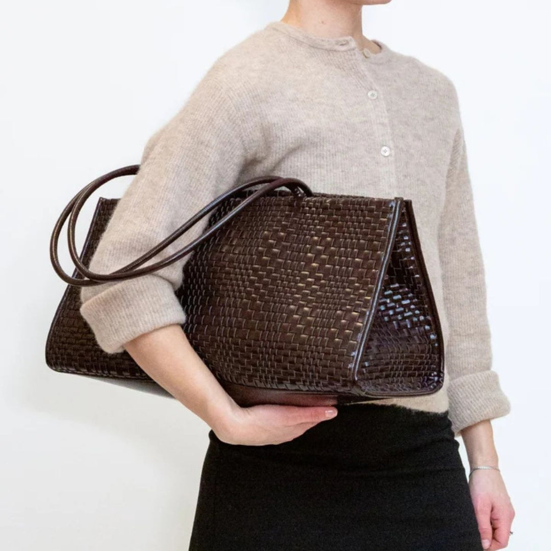 HVISK Hannah Raw Structure Braided Umber Brown