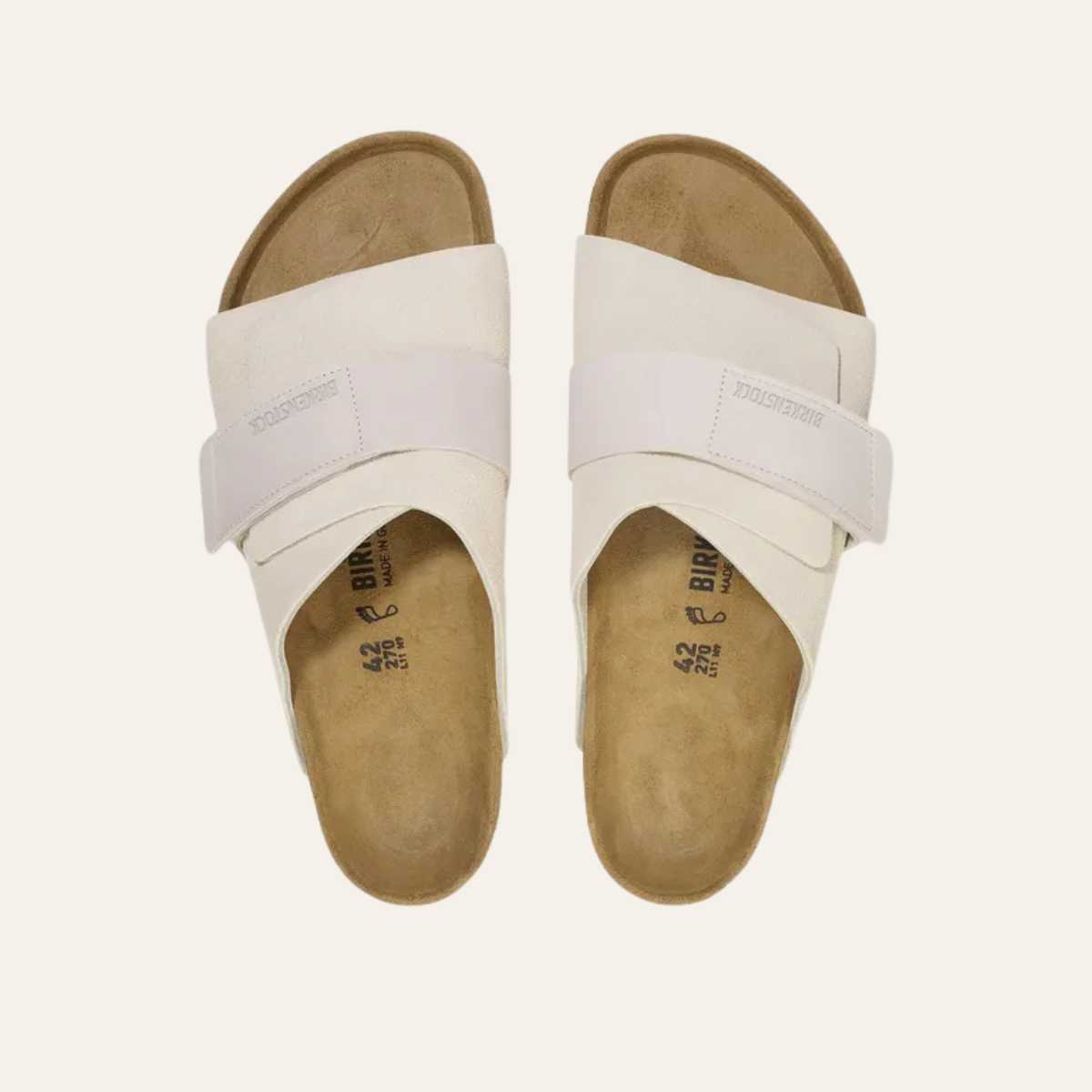 Birkenstock Kyoto Regular Antique White M – Tønnesen 1937