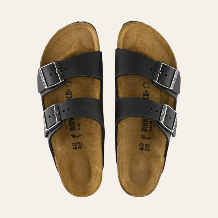 Birkenstock Arizona Regular Oiled Leather Svart M