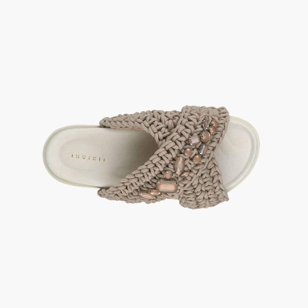 Inuikii Slipper Stone Taupe W