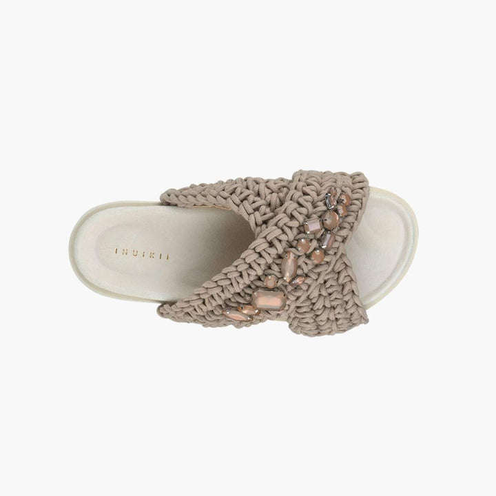 Inuikii Slipper Stone Taupe W