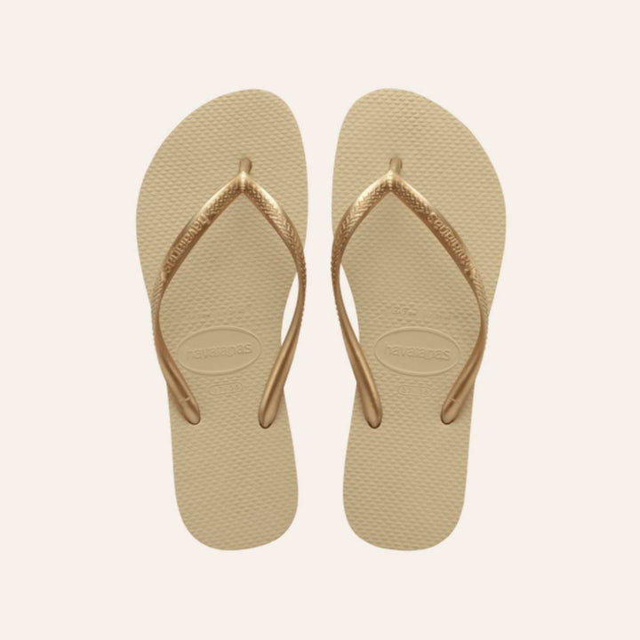Havaianas Slim Sand Grey/Light Golden W