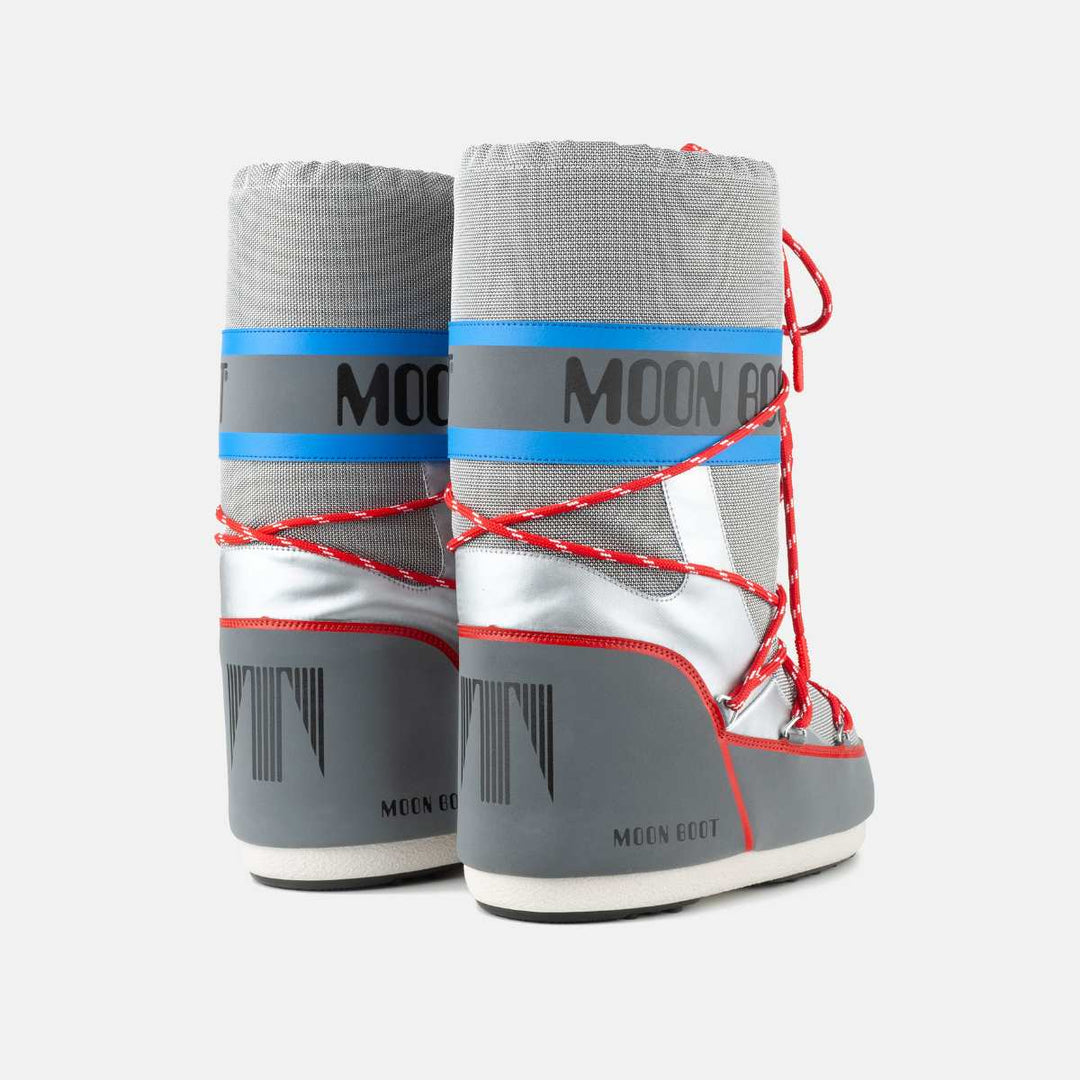 Moon Boot Icon Space Racing Silver/Blue/Red