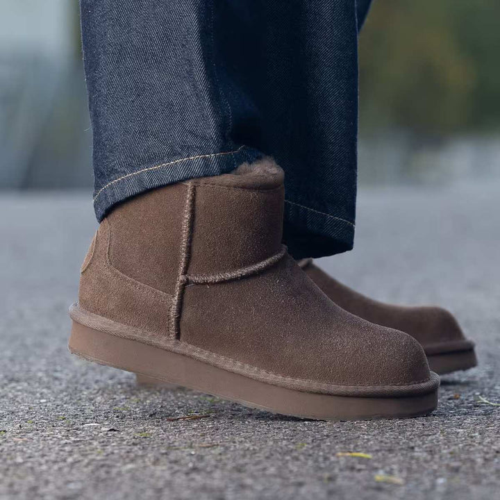 Roberto Rosso Nadigo Sheepskin Mid Stone