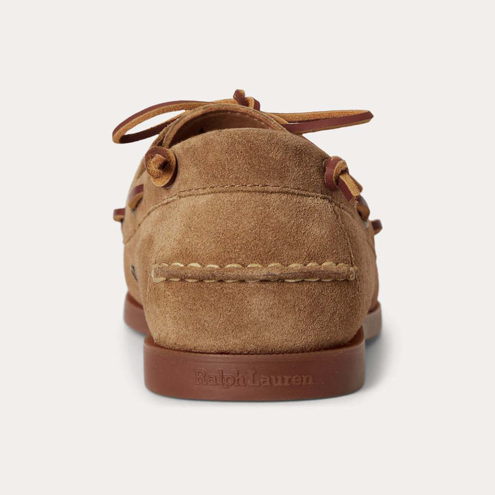 Ralph Lauren Merton Suede Boat Shoe Desert Tan M