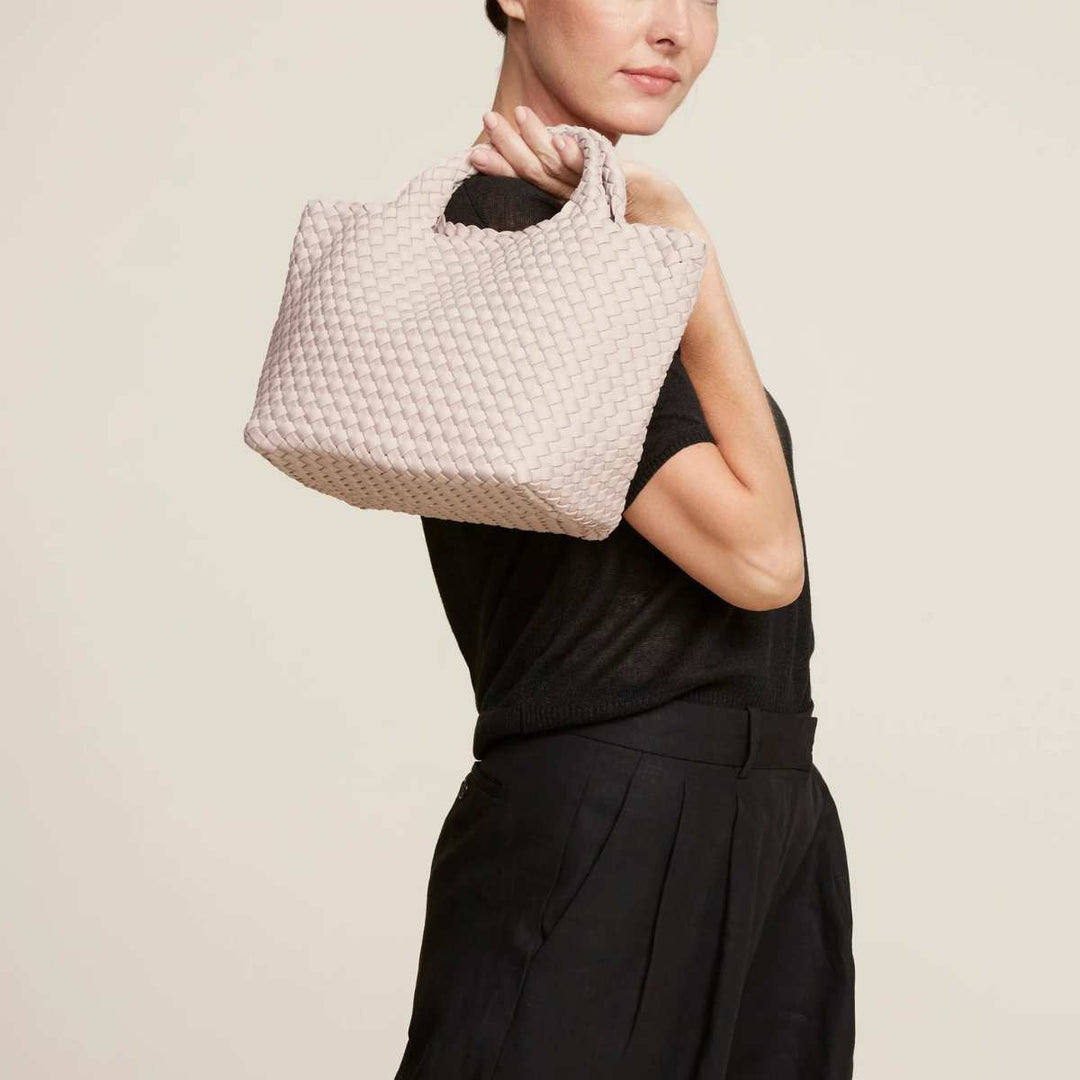 Naghedi St Barths Small Tote Shell Pink