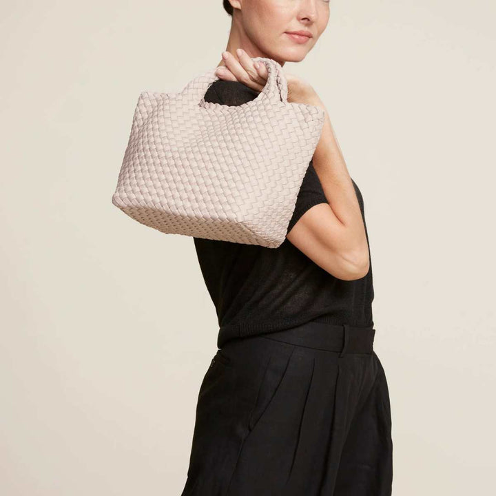Naghedi St Barths Small Tote Shell Pink