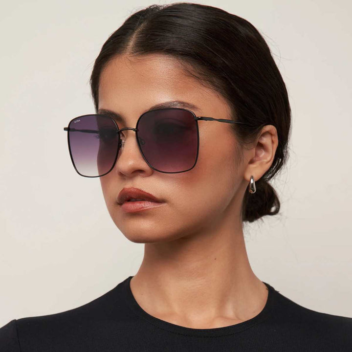 Otra Solbrille Florence Black/Smoke Fade