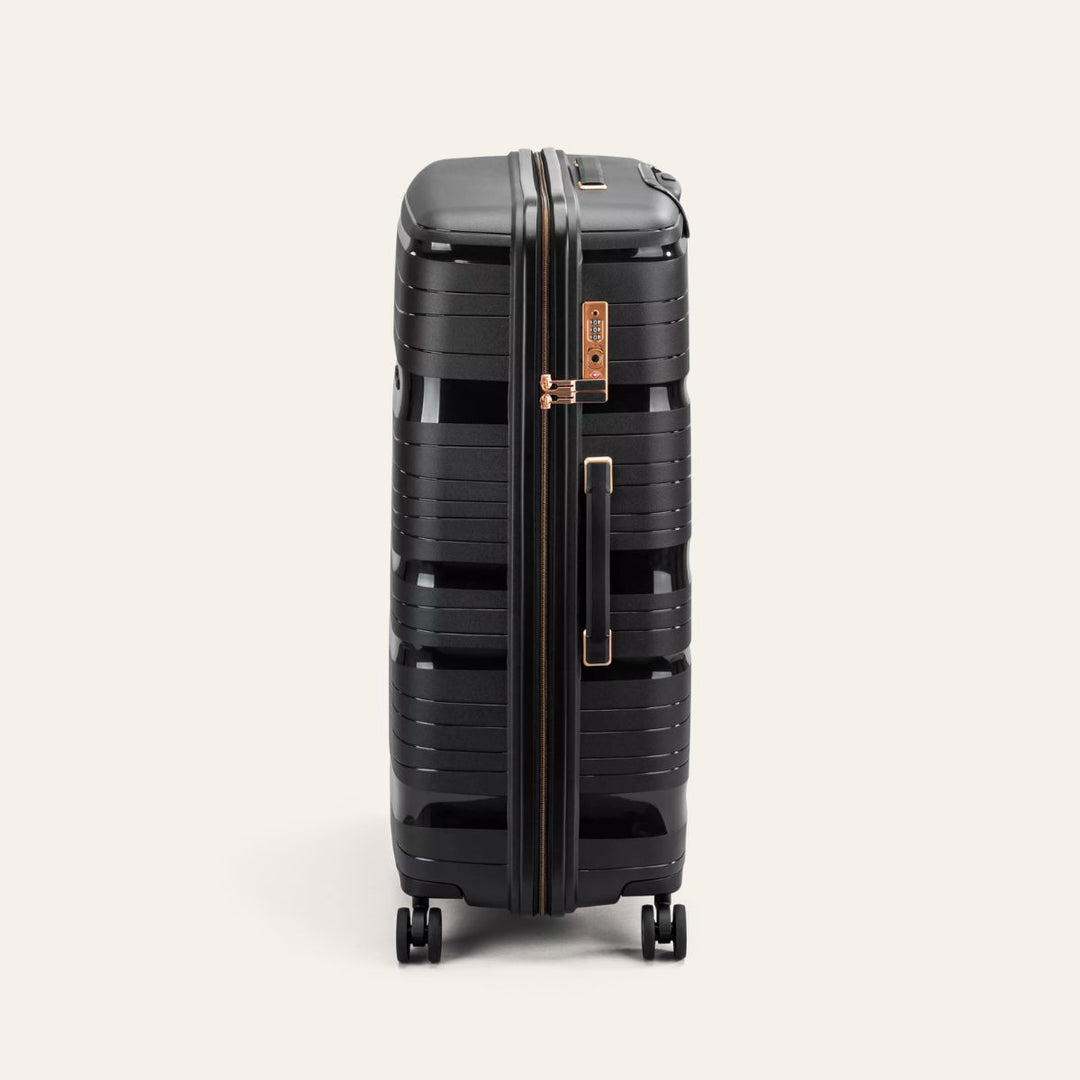 North Pioneer Koffert Stor 77cm Trolley 102L Black/Gold