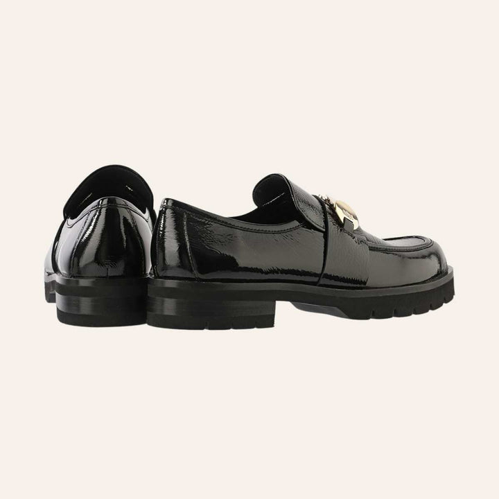 Høgl Mokasin Alison Wetlack Leather Black W