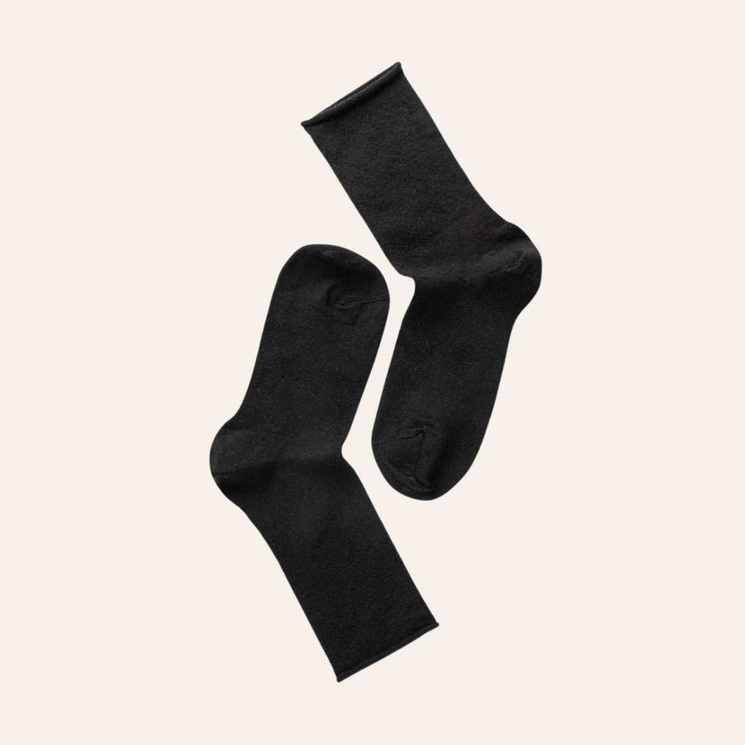 Note Wool Roll Top Black