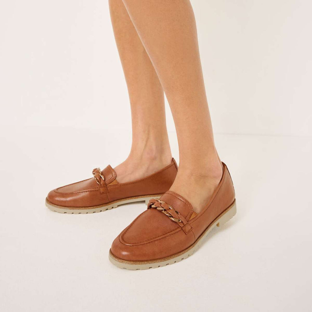 Tamaris Loafer Cognac Leather W