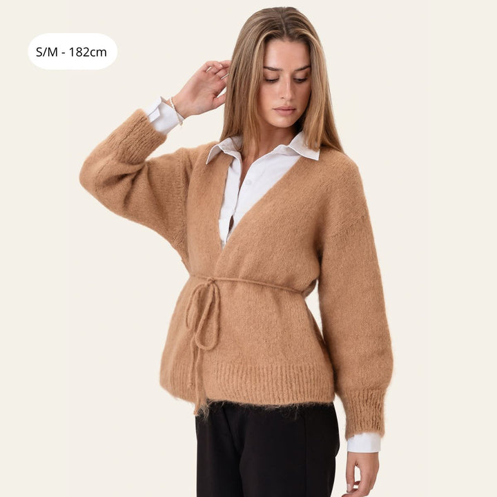 BYIC IdaIC Wrap Cardigan Camel