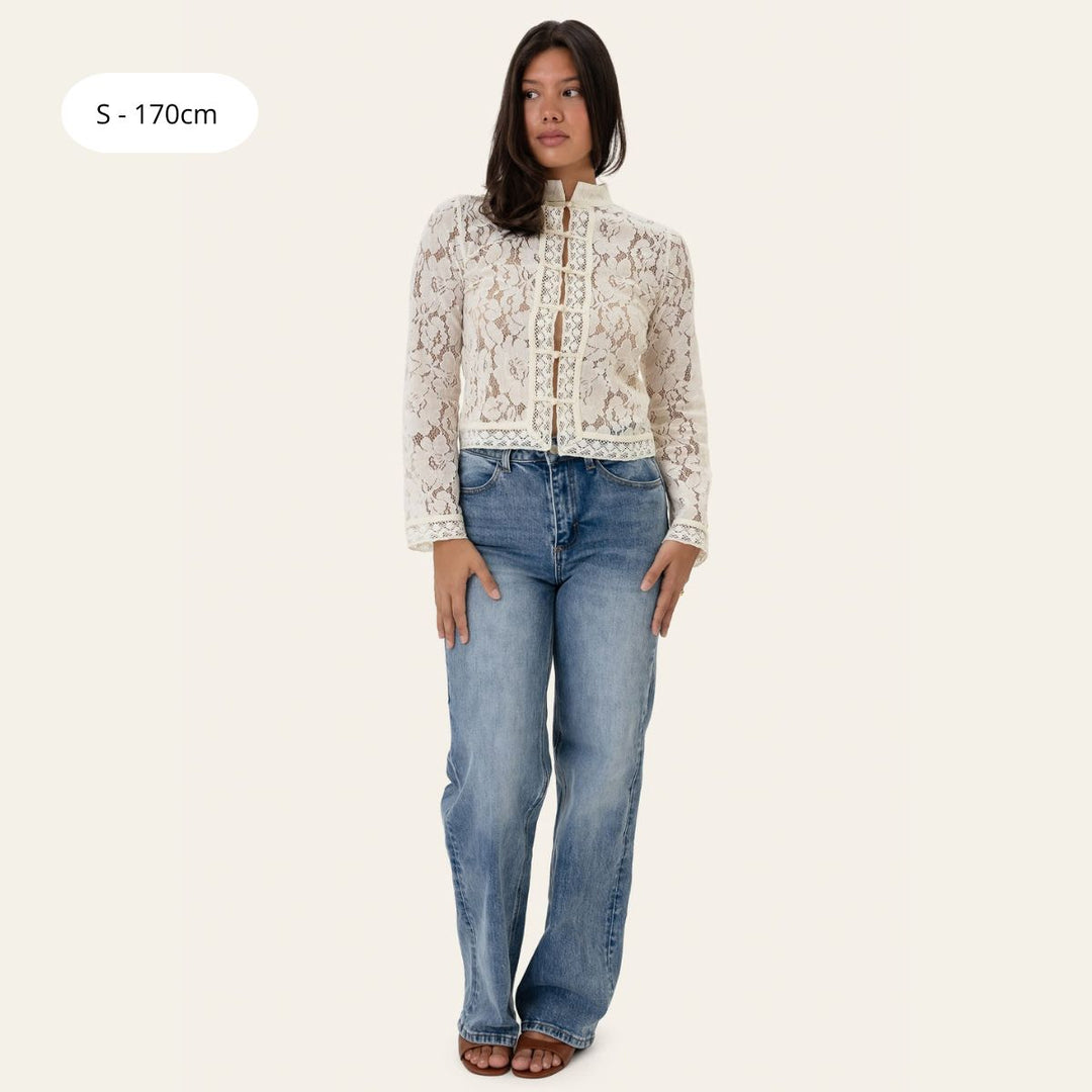 BYIC LiljaIC Shirt Off White Lace