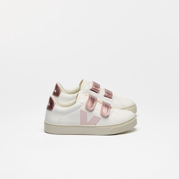 Veja Small Esplar Leather Extra-White Petale B