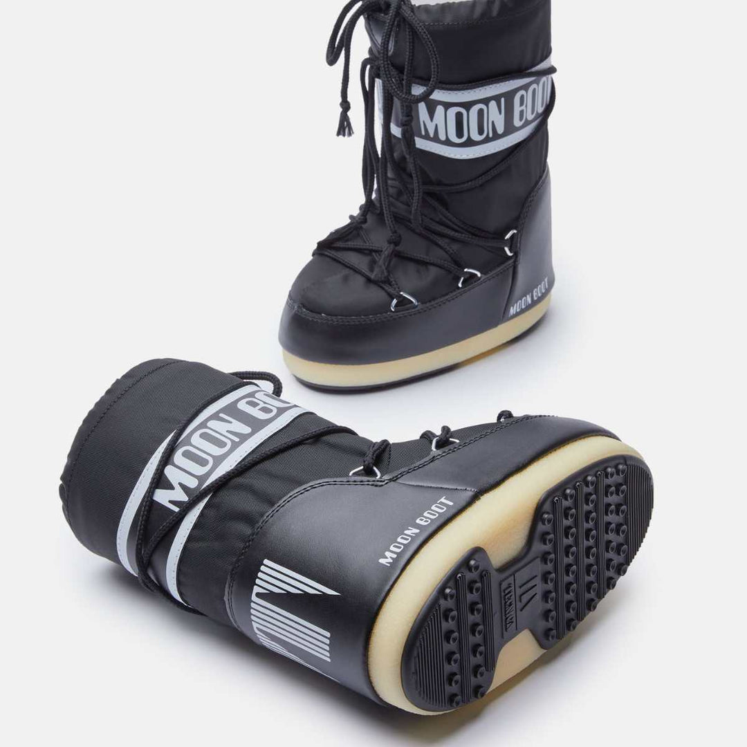 Moon Boot Icon Nylon Svart Junior