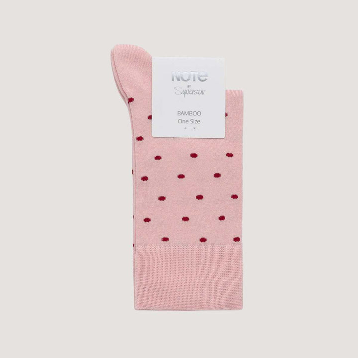 Note Bambus Sokker Rosa