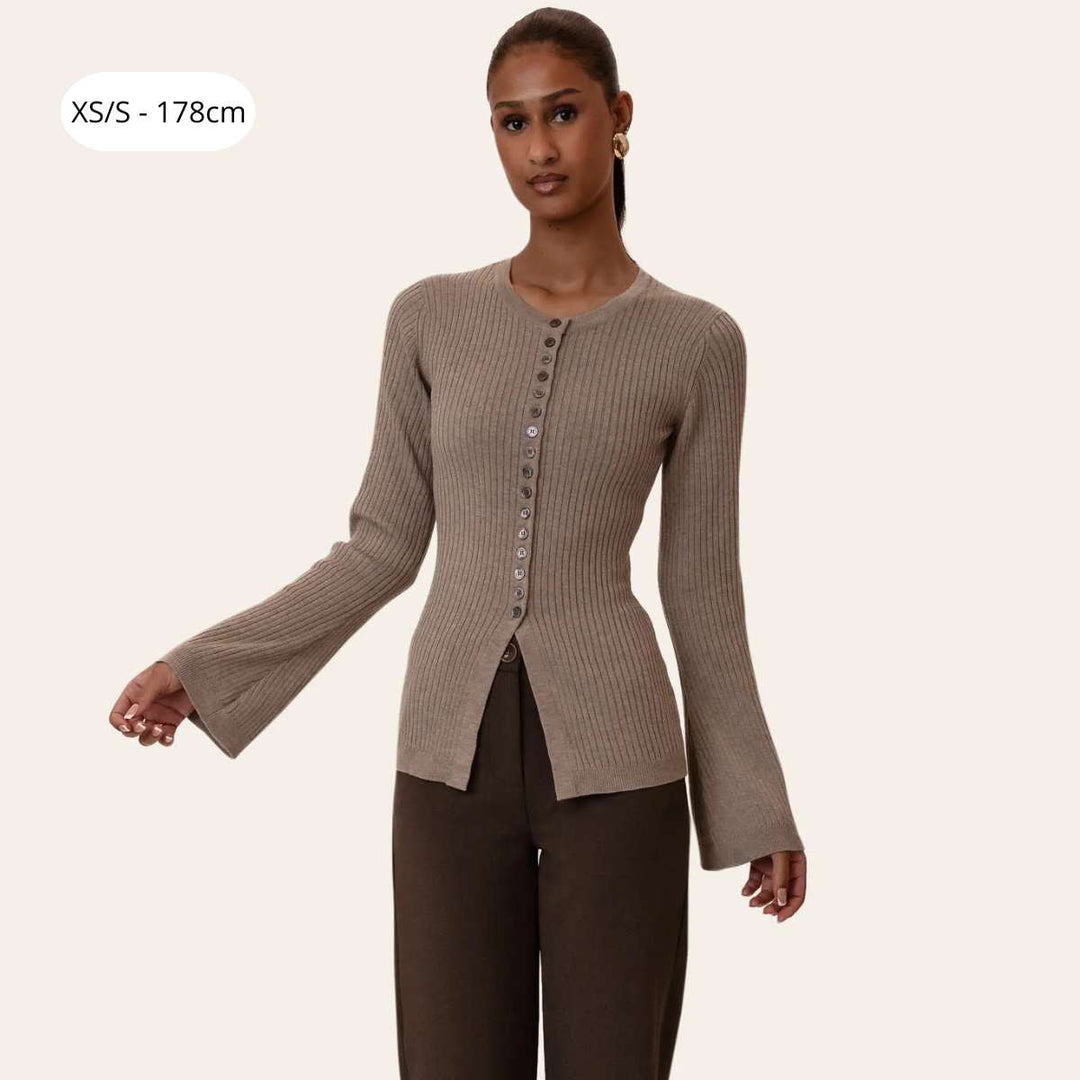 BYIC ElmaIC Cardigan Light Brown